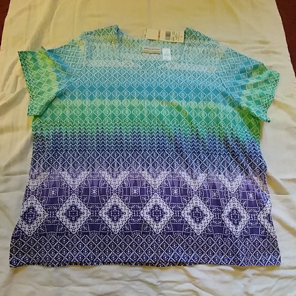 Alfred Dunner NWT tee shirt top - Picture 1 of 3